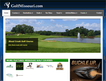 Tablet Screenshot of golfmissouri.com